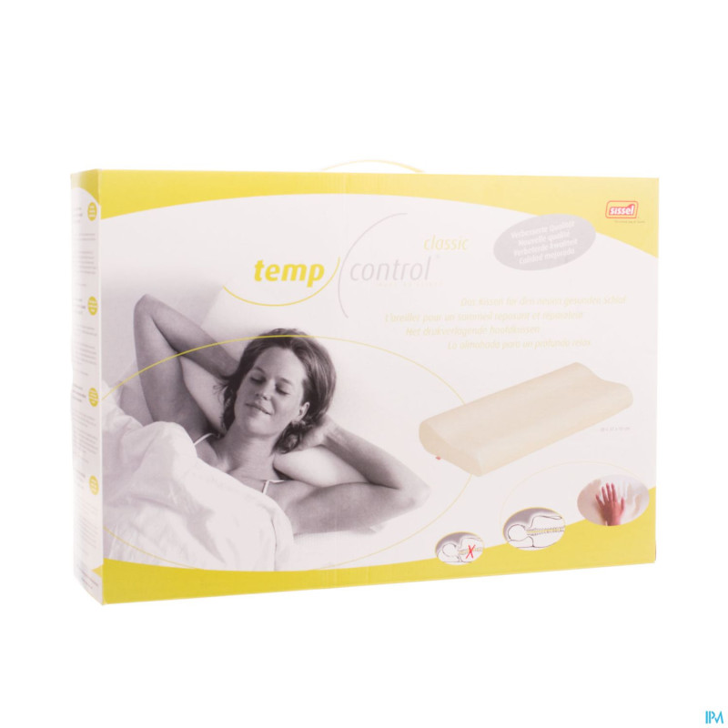 Sissel temp control classic 48cm oreiller+taie vel