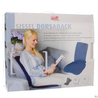 Sissel dorsaback -pad support dos+assise gris
