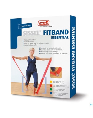 Sissel fitband essential 15cmx2,5m strong vert