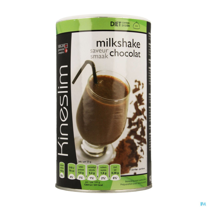 Kineslim milkshake chocolat    pdr 400g