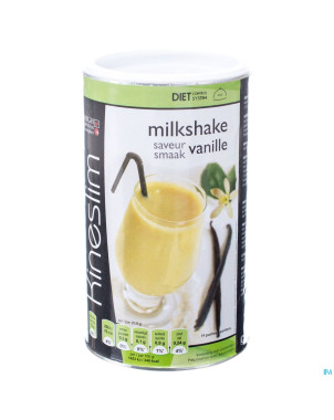 Kineslim milkshake vanille    pdr 400g