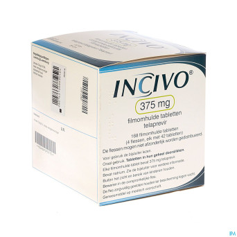 Incivo 375 mg comp pell 4 x 42