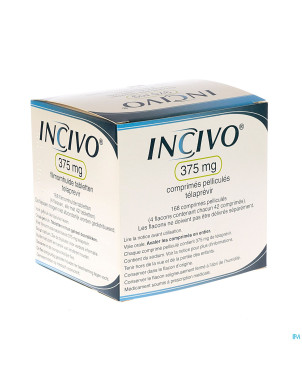 Incivo 375 mg comp pell 4 x 42
