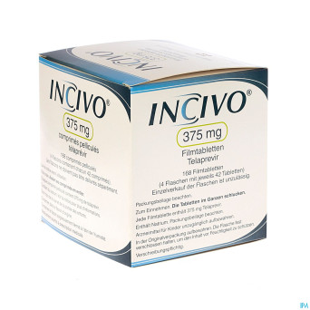 Incivo 375 mg comp pell 4 x 42