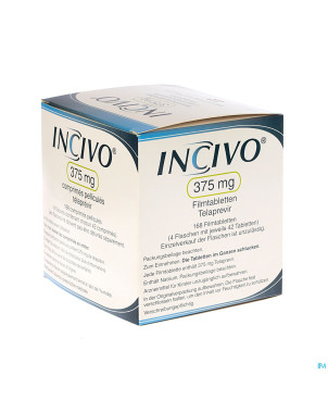 Incivo 375 mg comp pell 4 x 42