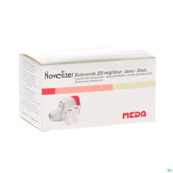 Novolizer budesonide 2 neb 200 dos pulv inh 200mcg