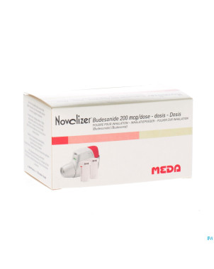 Novolizer budesonide 2 neb 200 dos pulv inh 200mcg