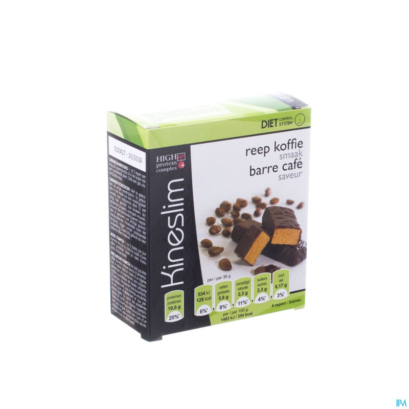 Kineslim barre cafe    4x36g