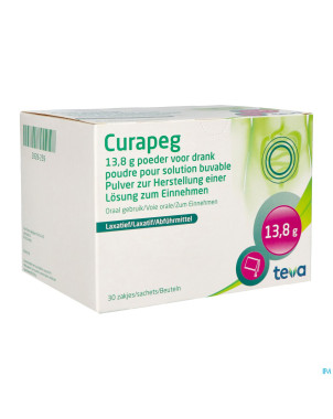 Curapeg 13,7 g poudre sol buv 30