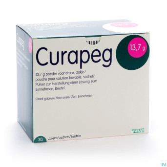 Curapeg 13,7 g poudre sol buv 30