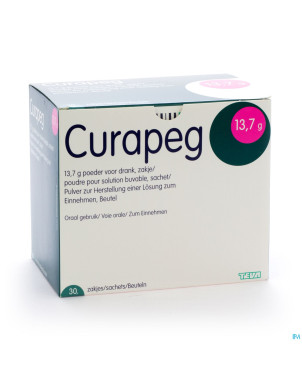 Curapeg 13,7 g poudre sol buv 30