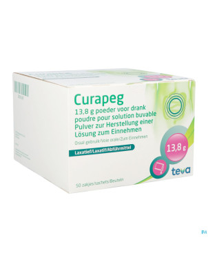 Curapeg 13,7 g poudre sol buv 50
