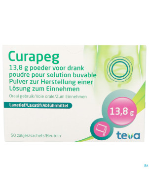 Curapeg 13,7 g poudre sol buv 50
