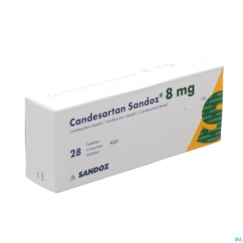 Candesartan sandoz tabl 28 x  8 mg