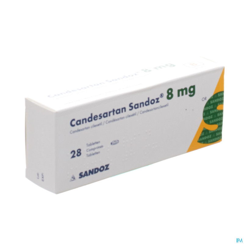 Candesartan sandoz tabl 28 x  8 mg