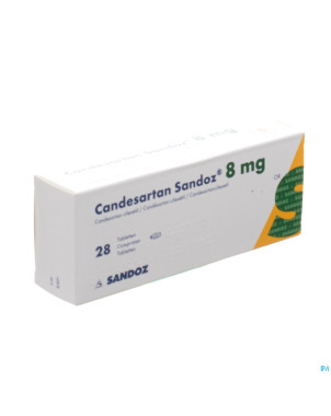 Candesartan sandoz tabl 28 x  8 mg