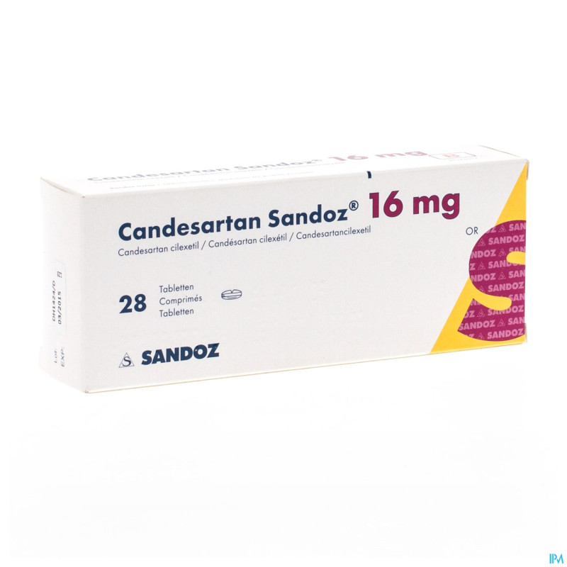 Candesartan sandoz tabl 28 x 16 mg