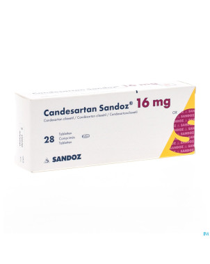 Candesartan sandoz tabl 28 x 16 mg