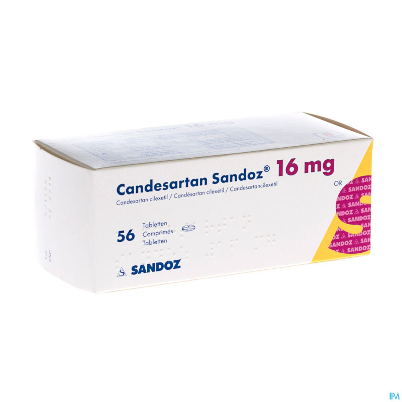 Candesartan sandoz tabl 56 x 16 mg