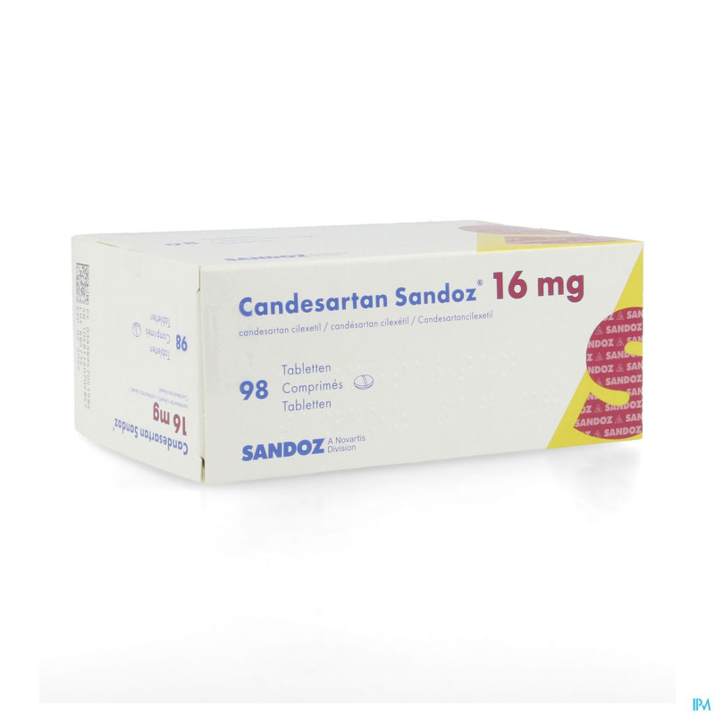 Candesartan sandoz tabl 98 x 16 mg