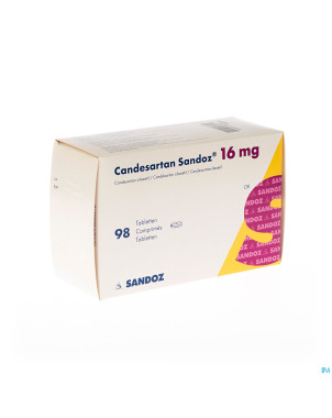 Candesartan sandoz tabl 98 x 16 mg