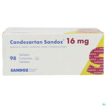 Candesartan sandoz tabl 98 x 16 mg