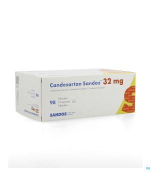 Candesartan sandoz tabl 98 x 32 mg