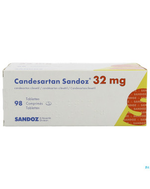 Candesartan sandoz tabl 98 x 32 mg
