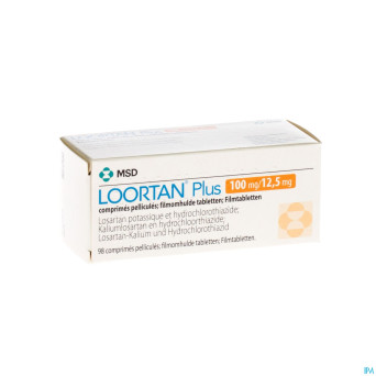 Loortan plus 100 mg/12,5 mg comp pell 98