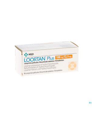 Loortan plus 100 mg/12,5 mg comp pell 98