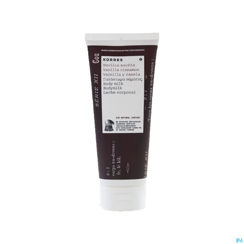 Korres kb lait corporel vanille-cannelle    200ml