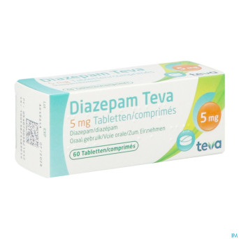 Diazepam teva comp  60x 5mg