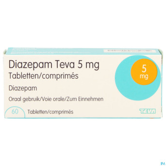 Diazepam teva comp  60x 5mg