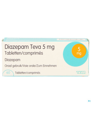 Diazepam teva comp  60x 5mg