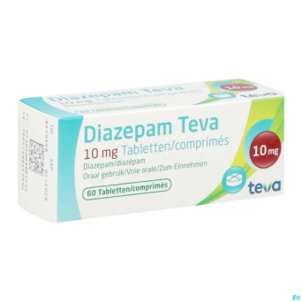 Diazepam teva comp  60x10mg