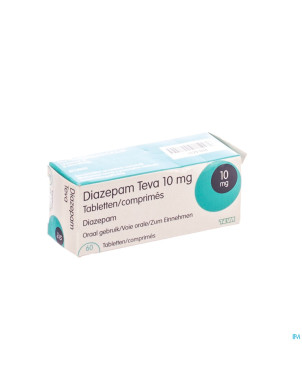 Diazepam teva comp  60x10mg