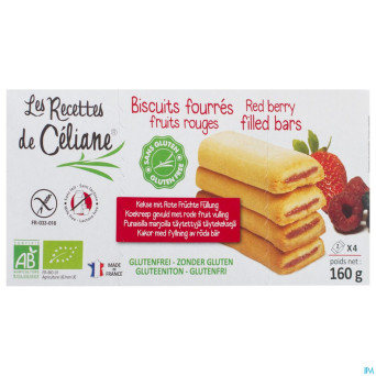 Celiane biscuit fourr.fruit r.bio160g 4587 revogan