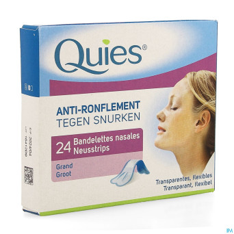 Quies a/ronflement bandelette nasale grand    24