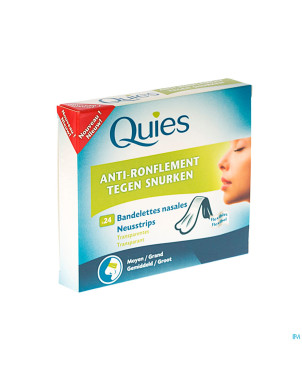 Quies a/ronflement bandelette nasale grand    24