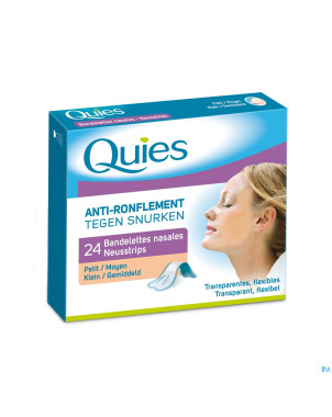 Quies a/ronflement bandelette nasale grand    24