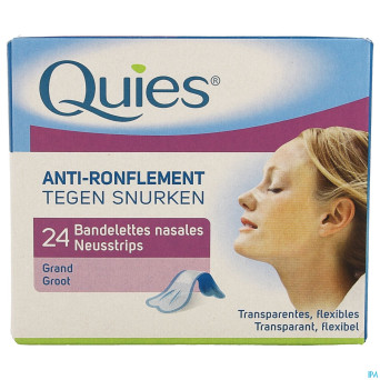 Quies a/ronflement bandelette nasale grand    24