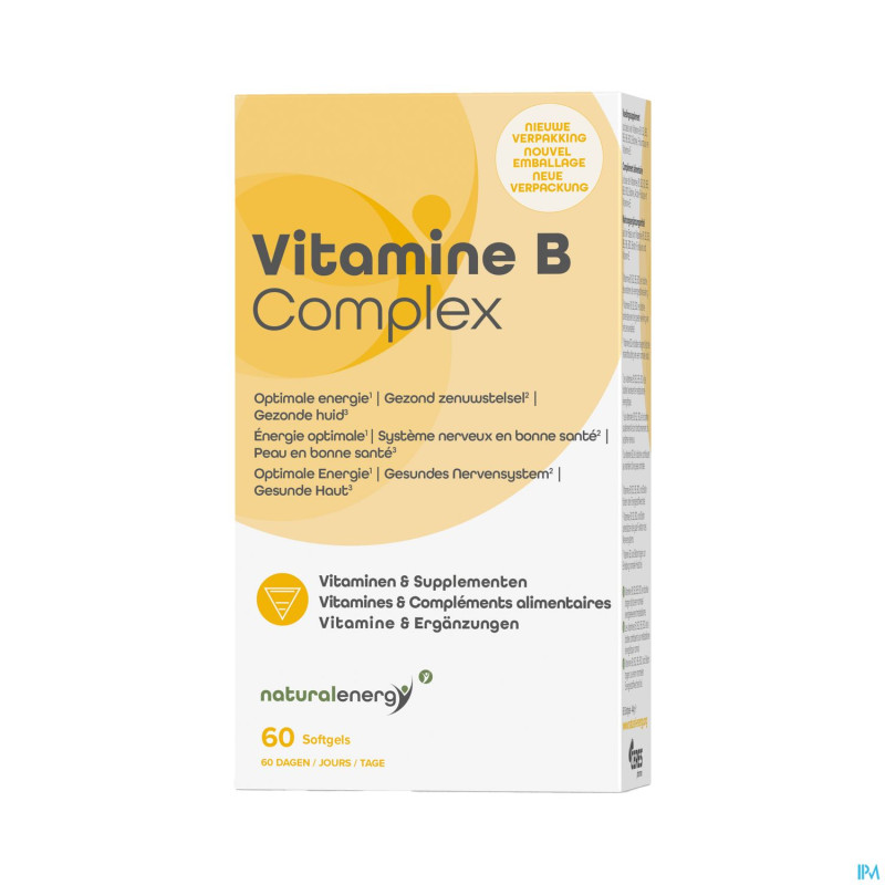 Natural energy vitamine b complex caps 60