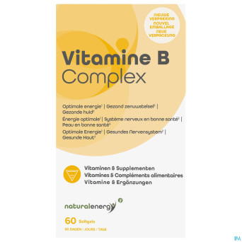 Natural energy vitamine b complex caps 60
