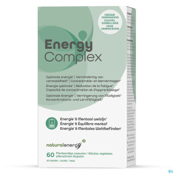 Natural energy complex caps 60