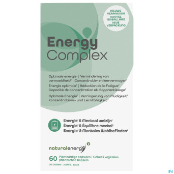 Natural energy complex caps 60
