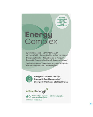 Natural energy complex caps 60