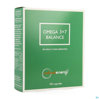 Natural energy omega 3+7 balance  caps 40