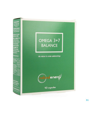 Natural energy omega 3+7 balance  caps 40