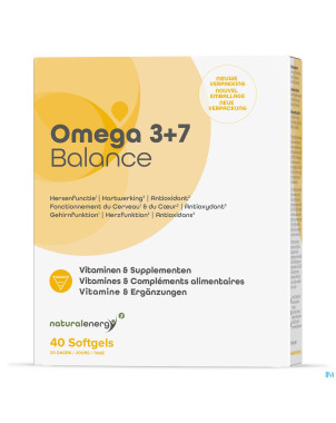 Natural energy omega 3+7 balance  caps 40