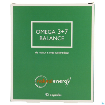 Natural energy omega 3+7 balance  caps 40